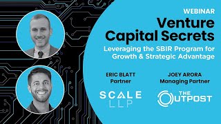 Venture Capital Secrets Leveraging the SBIR Program for Growth and Strategic Advantage [upl. by Stoll]