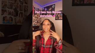 Two Barbie Ponytail hair Tutorial☺️ beauty hairtutorial barbie hairstyle beautiful subscribe 💕 [upl. by Alleinad]