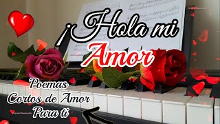 ESTAS LÍNEAS SON PARA TÍ MI AMOR❤️ POEMAS DE AMOR PARA LA MUJER QUE AMO✍amor puro dulce y sincer [upl. by Kcirederf91]