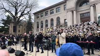 20241116 ND Marching Band Concert on the Steps 5 with the band Chicago [upl. by Eniroc166]