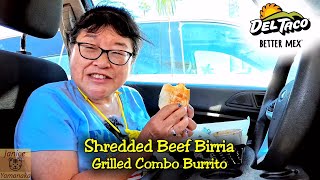 LIMITED TIME Shredded Beef Birria Grilled Combo Burrito at Del Taco 2024summerseasonings [upl. by Smitty358]