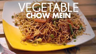 Veg Chow Mein Recipe  How to Make Vegetable Chowmein  Yummy Nepali Kitchen [upl. by Belda116]