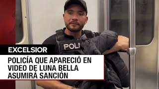 Son extras los que aparecen en el vagón del Metro Policía del video de Luna Bella [upl. by Evod]