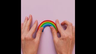 Gorgeous IceCream Bracelet And Mini Rainbow Crafts 🌈 🍦 [upl. by Yunick]