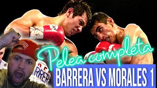 REACCIONÓ a la Pelea COMPLETA en ESPAÑOL de “Morales VS Barrera” 1 Noches De Boxeo [upl. by Annaeed]