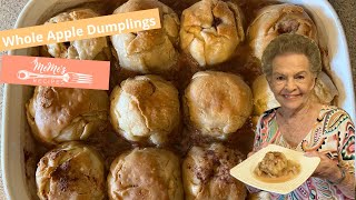 MeMes Recipes  Whole Apple Dumplings [upl. by Reeva187]