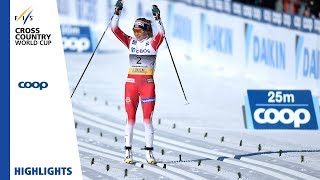 Highlights  Johaug destroyed the opposition  Ladies 30 MST  Oslo  FIS Cross Country [upl. by Nudd11]