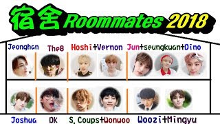 SEVENTEEN세븐틴宿舍Roommates公開2018public dormitoryampRoommates 2018reading basic info tab [upl. by Ecirtel81]