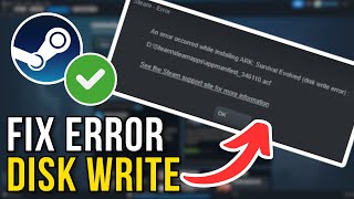 How To Fix Disk Write Error On Steam 2024  Full Tutorial [upl. by Anirak]