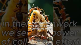 United We Thrive Lessons from Ants motivation successmindset facts [upl. by Haymo]