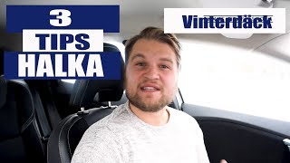 Vinterdäck och 3 tips vid HALKA [upl. by Nylzor]