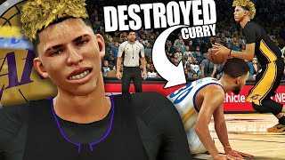 NBA 2K17 MyCAREER LaMelo Ball 9  LaMelo DESTROYS Curry MY LAST 2K17 VIDEO [upl. by Brandon94]