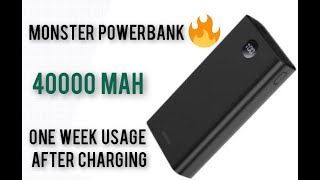 Oraimo 40000 MAh Monster Powerbank  One Week Usage After Fully Charged [upl. by Lanam]