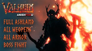 Valheim Ashland Full Tour and Boss Fight [upl. by Dareen]