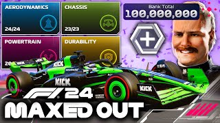 HOW QUICK IS A FULLYMAXED OUT KICK SAUBER IN F1 24 CAREER MODE [upl. by Hali]