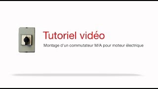 Comment monter un commutateur MA pour moteur électrique   Tutoriel EM Distribution [upl. by Pauiie]