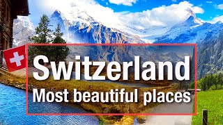 Top 6 Amazing Places in Switzerland 4K  Travel Video [upl. by Anihcak]