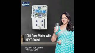 KENT Grand RO Water Purifier  4 Years Free Service kentro waterpurifier trendingshorts [upl. by Cherie]