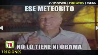 MEMES DEL METEORITO EN PUEBLA  Era un Bólido [upl. by Secor724]