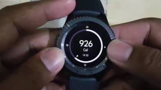 How to Change S Health Distance unit on Samsung Gear S3 [upl. by Garris674]