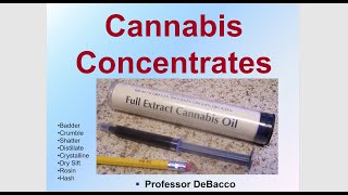 Cannabis Concentrates [upl. by Hen]