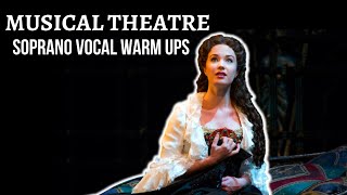 Musical Theatre Soprano Warm Ups → Soprano Daily Full Range Vocal WarmUp Exercises [upl. by Kendyl]