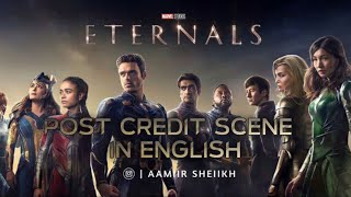 ETERNALS 2021  POST CREDIT SCENE IN ENGLISH [upl. by Hauger]