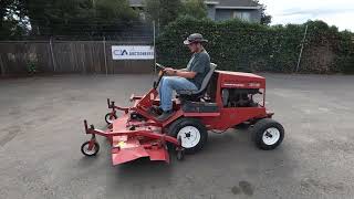 TORO GROUNDSMASTER 345 RIDEON MOWER 593 [upl. by Rozelle]