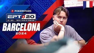 EPT Barcelona 2024 5K€ MAIN EVENT  Jour 2 avec Benny amp Yu ♠️ PokerStars en Français [upl. by Kera]