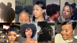 💜😍2022Cute and trendy Instagram hairstyles for short hair baddies😍💜 [upl. by Bivins]