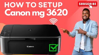 How To Setup Canon MG3620 Printer to WiFi  Step By Step Guide printer canon [upl. by Roddie]