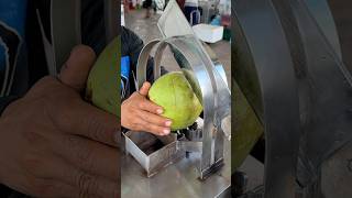 Perfect Coconut Cutting Skills of Coconut Machine [upl. by Avalsorim]