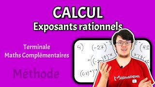 CALCUL  Exposants rationnels  Terminale  Maths Complémentaires [upl. by Lien401]