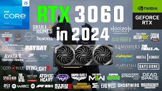 RTX 3060 Test in 60 Games in 2024 [upl. by Nareht]