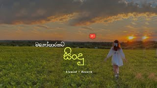 මනෝපාරකට අහන්න සිංදු ටිකක්Best Sinhala Song Collection  slowed  reverb💗 [upl. by Rolyak]