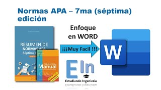 Normas APA en WORD 7ma Edición para el 2024  NORMAS APA ULTIMA EDICIÓN [upl. by Onilatac]