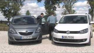 Der Opel Meriva greift den VW Touran an [upl. by Gary52]