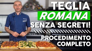 TEGLIA ROMANA  Crunch e Morbidezza assicurati con questa ricetta [upl. by Kuhn]