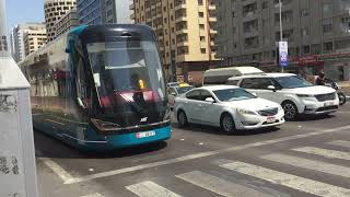 An automated rapid transit bus in Abu Dhabi [upl. by Nrol779]