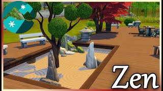 Relax in this Zen Garden  The Sims 4 Snowy Escape [upl. by Zorine]