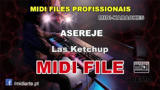 ♬ Midi file  ASEREJE  Las Ketchup [upl. by Adnanref753]