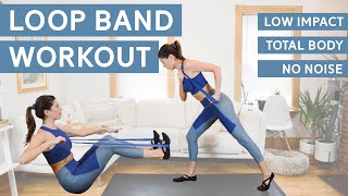 Loop Band LowImpact Workout 21 Mins [upl. by Dloniger]