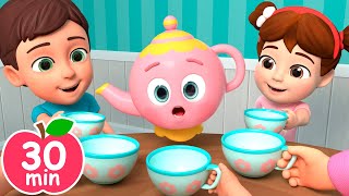 Im a Little Teapot Song  Newborn Baby Songs amp Nursery Rhymes [upl. by Eniamurt896]