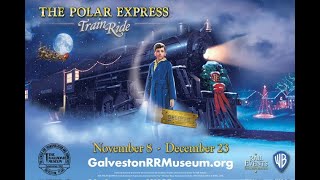 THE POLAR EXPRESS™ Train Ride Returns to Galveston Railroad Museum [upl. by Pazia]