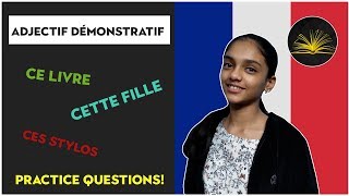 Learn French  Adjectif Démonstratif [upl. by Arykat801]