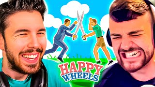 WILLYREX vs DANIREP en HAPPY WHEELS [upl. by Llertnad]