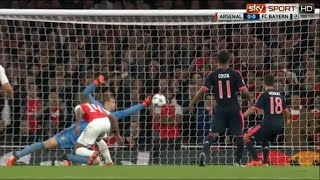 Manuel Neuer Amazing Save vs Arsenal London CL 20102015 1080p HD [upl. by Seavir975]