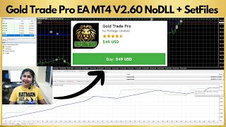 Gold Trade Pro EA V310 MT4 NoDLL Maximize Your Gold Trading Potential [upl. by Michelsen]