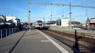 Der neue Stadler RABe 511 001 auf Testfahrt in Romanshorn [upl. by Miranda]