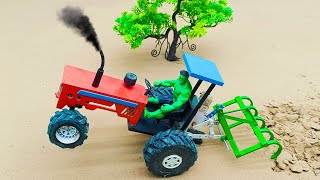 How to Make a DIY Creative DIY Mini Tractor Cultivator Plough Machine Acrofter1 [upl. by Allanson]